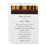 Tiger Stripe Wedding Invitations