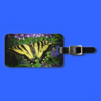 Tiger Striped Butterfly luggage tags