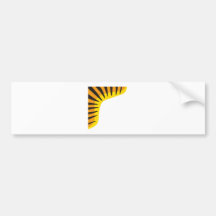 Tiger Stripes Bumper Sticker