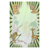 Tiger Stripes Jungle Baby Shower Set Personalized Stationery