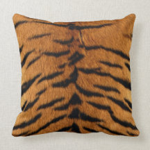 Tiger stripes throw pillow