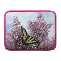 Tiger Swallowtail_lilacs MacBook Sleeves