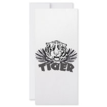Tiger t-shirt rack cards by Foozyo Tiger t-shirt rack cards