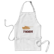 TIGER TANK APRON by Room_6_designs TIGER TANK APRON