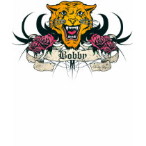 Tiger Tattoo by Bobby Liger t-shirts