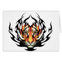 Tiger Tattoo Card