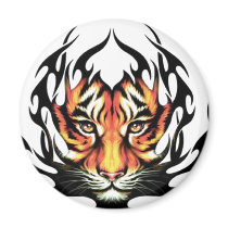 Tiger Tattoo Fridge Magnets