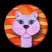 tiger the cattitude cat magnets