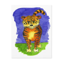 Tiger Tiger postcards by Drawnbyhand Tiger Tiger postcards