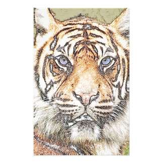 Tiger Stripes Stationery | Zazzle