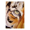"Tiger Tiles" Tiger Face Mosaic Watercolor posters