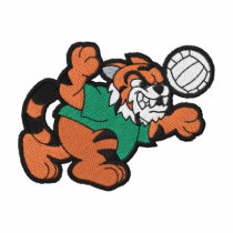 Tiger Volleyball embroidered shirts
