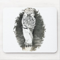 Tiger walk Mousepad by kmullarney Tiger walk Mousepad