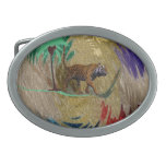 Tiger Walking belt buckles