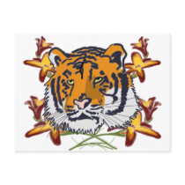 Tiger_with_flowers Postcards