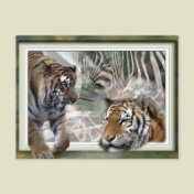 Tiger, Zebra, Giraffe, Lovers Gifts