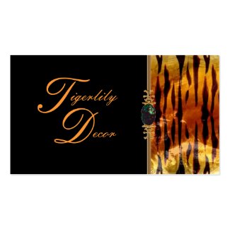 Tigerlily Business Card profilecard