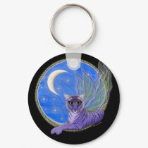 Tigerpixie Fairy Tiger Fantasy Cat Art Keychain