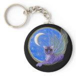 Tigerpixie Fairy Tiger Fantasy Cat Art Keychain