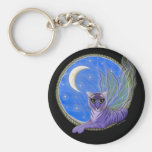 Tigerpixie Fairy Tiger Fantasy Cat Art Keychain keychains