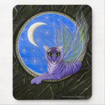 Tigerpixie Fairy Tiger Fantasy Cat Art Mousepad by TigerpixieArt Tigerpixie Fairy Tiger Fantasy Cat Art Mousepad