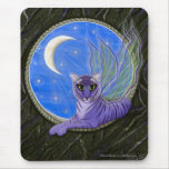 Tigerpixie Fairy Tiger Fantasy Cat Art Mousepad mousepads