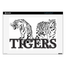Tigers Decals For 15" Laptops