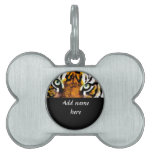 TIGER'S EYE'S_ PET NAME TAG