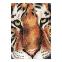Tiger's Gaze ACEO Art Trading Cards Business Card