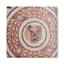 Tiger's head, Roman mosaic, early 4th century Refrigerator Magnet