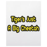 Tiger's Just a Big Cheetah Letterhead Template