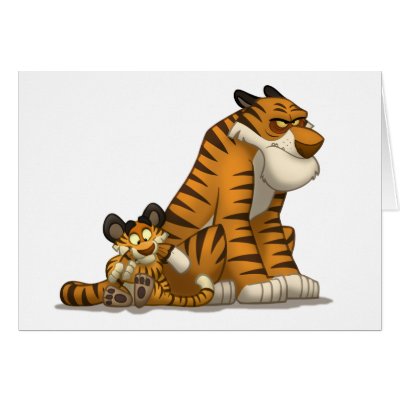 animated pics of tigers. Tigers on a Card by stlewis75