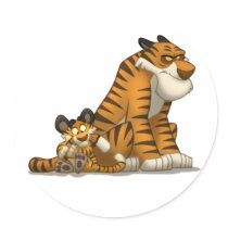 Tigers on Stickers