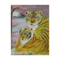 tigers postcards
