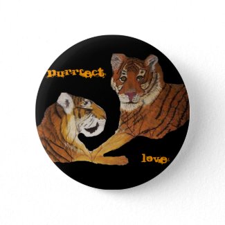 Tigers Purrfect Love button