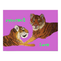 Tigers Purrfect Love posters