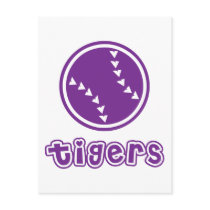 Tigers Softball Postcard
