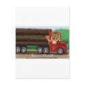 Tiger's Wood Hauling Co Funny Gifts & Collectibles postcards