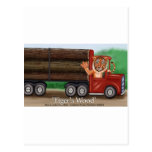 Tiger's Wood Hauling Co Funny Gifts & Collectibles postcards