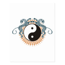 Tigers & Yin Yang Postcards