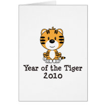 TigerYearOf2010 Greeting Card