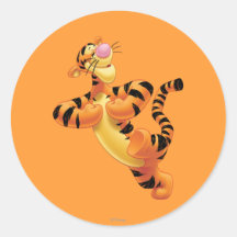 Tigger 6 round stickers