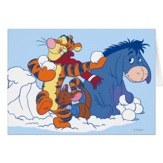 Tigger, Roo, and Eeyore Cards