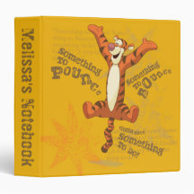 Tigger - Something to Pounce Vinyl Binders