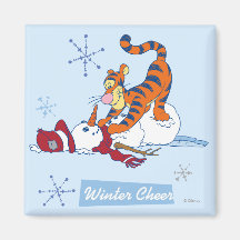 Tigger Winter Cheer Refrigerator Magnet