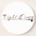 Tight Lines Drink Coaster
