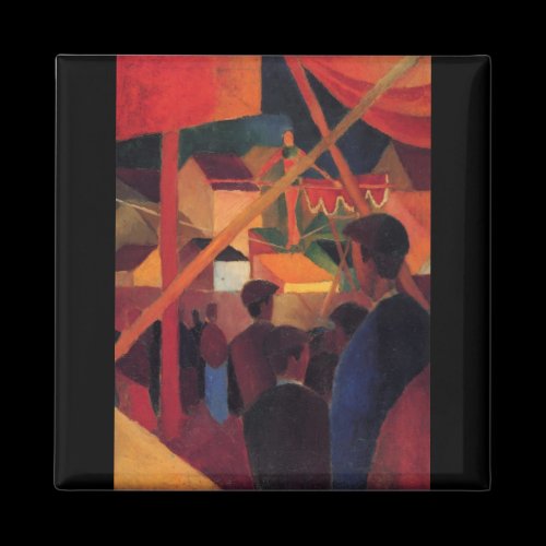 Tightrope by August Macke Fridge Magnet