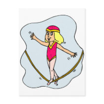 Tightrope Walker postcards by cuteforkids Tightrope Walker postcards