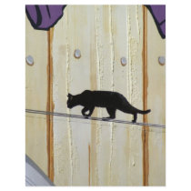 tightrope walking cat full color flyer