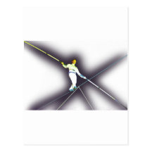 tightrope walking postcards